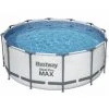 BESTWAY Piscine Tubulaire Ronde Grise Steel Pro Max Ø3.66 X H.1.22 M 2 BESTWAY Piscine Tubulaire Ronde Grise Steel Pro Max Ø3.66 X H.1.22 M -BESTWAY Soldes Boutique 11656119 1