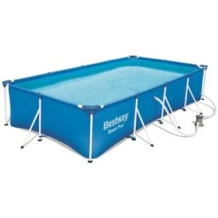 Piscine Hors-sol Tubulaire Pour Enfants Bestway Family Splash Frame Pool 400x211x81 Cm Filtre à Cartouche De 1.249 Litres/heure