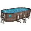 Kit Piscine Bestway POWER STEEL SWIM VISTA POOL Ovale 549x274x122cm Aspect Tressé Avec Hublots -BESTWAY Soldes Boutique 12584982 1