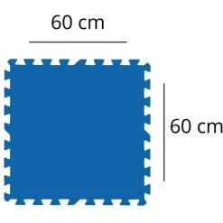 BESTWAY Tapis De Sol Caoutchouc Kokido 60x60 Cm Bleu 10 BESTWAY Tapis De Sol Caoutchouc Kokido 60x60 Cm Bleu -BESTWAY Soldes Boutique 12585413 4