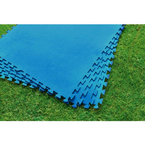 BESTWAY Tapis De Sol Caoutchouc Kokido 60x60 Cm Bleu 7 BESTWAY Tapis De Sol Caoutchouc Kokido 60x60 Cm Bleu – Image 5