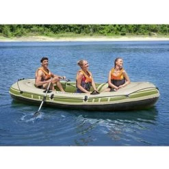 Bateau Gonflable Bestway 65001 Voyager 500 3 Places Pêche Rivière Mer -BESTWAY Soldes Boutique 13938939 4