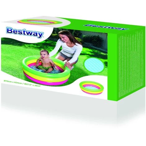 BESTWAY PISCINE ARC EN CIEL 3 BOUDINS 70 X 24 CM 7 BESTWAY PISCINE ARC EN CIEL 3 BOUDINS 70 X 24 CM – Image 5