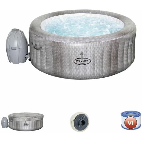 Spa Gonflable Bestway Lay- Z-Spa Cancun Pour 2-4 Personnes Rond 3 Spa Gonflable Bestway Lay- Z-Spa Cancun Pour 2-4 Personnes Rond