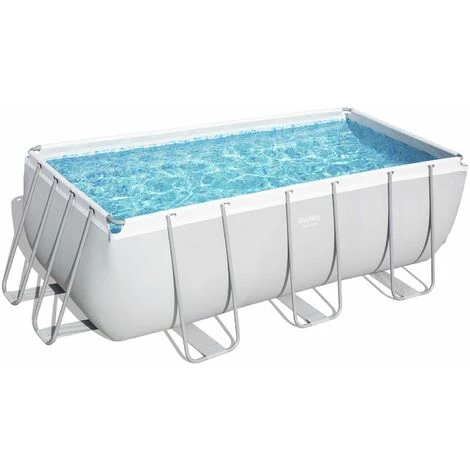 Piscine Hors-sol Tubulaire Bestway Power Steel 412x201x122 Cm Filtre à Sable De 3.028 Litres/heure 4 Piscine Hors-sol Tubulaire Bestway Power Steel 412x201x122 Cm Filtre à Sable De 3.028 Litres/heure – Image 2