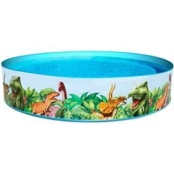 Piscine Gonflable Pour Enfants Bestway Dinosaures 244x46 Cm Forme Ronde PVC