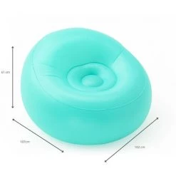 Fauteuil Gonflable Bestway PoshPod 107x102x61 Cm Bleu -BESTWAY Soldes Boutique 17855357 3