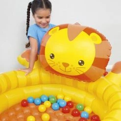 Piscine à Boules De Couleurs Pour Enfants Bestway Lion 111x98x61,5 Cm -BESTWAY Soldes Boutique 17987519 5