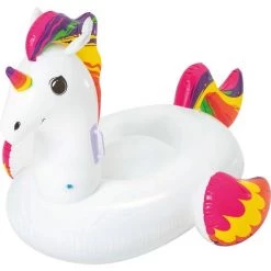 Bouée XXL Chevauchable Licorne Bestway - Longueur 150 Cm - Largeur 117 Cm
