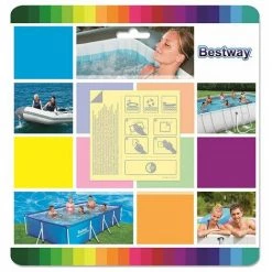 10 Patchs De Réparation Pour Liner De Piscine Waterproof Bestway