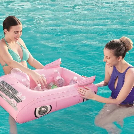 Nevera Hinchable Flotante Bestway Coche De Fiesta Rosa - 43164 - BESTWAY 6 Nevera Hinchable Flotante Bestway Coche De Fiesta Rosa - 43164 - BESTWAY – Image 4