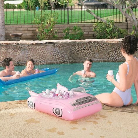 Nevera Hinchable Flotante Bestway Coche De Fiesta Rosa - 43164 - BESTWAY 7 Nevera Hinchable Flotante Bestway Coche De Fiesta Rosa - 43164 - BESTWAY – Image 5