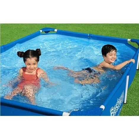 Piscine Tubulaire Bestway Rectangulaire Steel Pro 2,21 X 1,50 X 0,43 M 7 Piscine Tubulaire Bestway Rectangulaire Steel Pro 2,21 X 1,50 X 0,43 M â Image 5