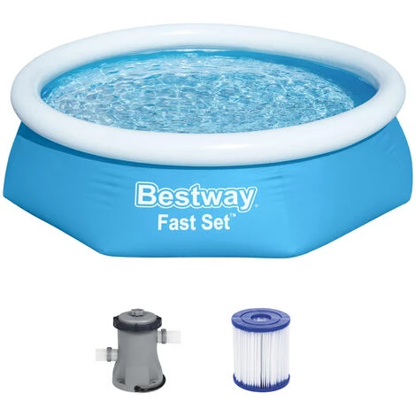 Piscine Autoportante Bestway Ø 244 Cm Avec Pompe Et Cartouche De Filtre 5 Piscine Autoportante Bestway Ø 244 Cm Avec Pompe Et Cartouche De Filtre – Image 3