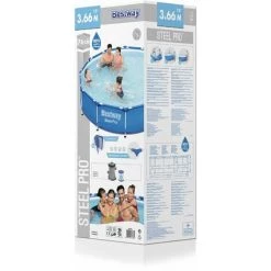Piscine "Steel Pro Frame Pool" Bestway Avec Pompe Et Cartouche Filtrante Ø366cm Jardin -BESTWAY Soldes Boutique 18473188 3
