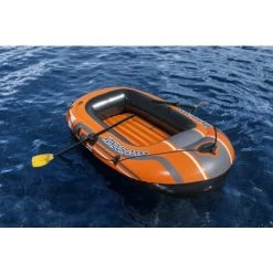 Bateau Gonflable BESTWAY - Pagaies Et Pompe Incl. Mer Plage Baignade Été -BESTWAY Soldes Boutique 18473301 4