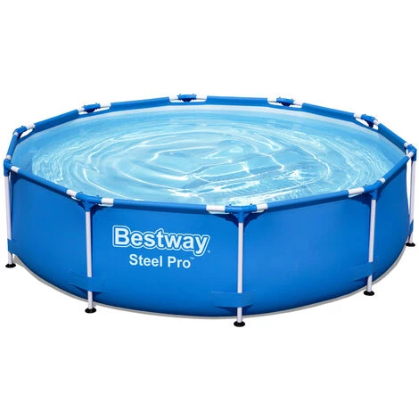 BESTWAY Piscine “Steel Pro™” Avec Pompe De Filtration Frame Set Ø305x76cm 3 BESTWAY Piscine “Steel Pro™” Avec Pompe De Filtration Frame Set Ø305x76cm