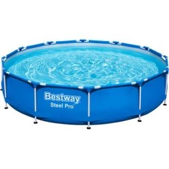 Bestway Piscine Tubulaire Ronde Steel Pro™ Bleu 366 X 76 Cm Inoxydable Jardin Enfant été -BESTWAY Soldes Boutique 18473624 3