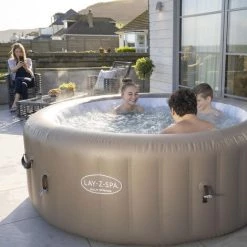 BESTWAY Spa Bain à Remous Bain à Bulles Lay Z Palm Springs 196x71cm Massage - Cartouche -BESTWAY Soldes Boutique 18473913 4