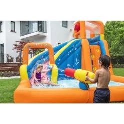 Bestway H2OGO Waterpark ! Aire De Jeux Gonflable • Structure Gonflable Aquatique • Soufflerie En Continu • Toboggan - Tunnel - Pataugeoire - Mur D'escalade • 420X320x26cm 9 Bestway H2OGO Waterpark ! Aire De Jeux Gonflable • Structure Gonflable Aquatique • Soufflerie En Continu • Toboggan - Tunnel - Pataugeoire - Mur D'escalade • 420X320x26cm -BESTWAY Soldes Boutique 18474464 3