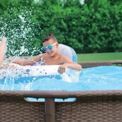 BESTWAY Piscine Tubulaire Hors Sol Power Steel Swim Vista Ronde 488 Cm - Brown -BESTWAY Soldes Boutique 18610610 5