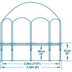 Bestway 8ft X 20-inch Splash-in-Shade Play Pool -BESTWAY Soldes Boutique 18623911 5
