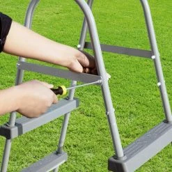 Echelle De Piscine Sécurité Bestway Acier Tubulaire Anticorrosion 84/107/122 Cm 84cm - 2 Stufen (de) -BESTWAY Soldes Boutique 18630265 4