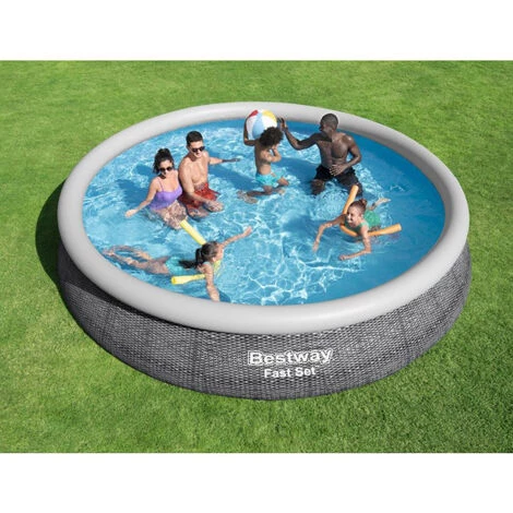 Piscine Hors Sol 57313 Bestway Fast Set Rond 457x84 Avec Accessoires 4 Piscine Hors Sol 57313 Bestway Fast Set Rond 457x84 Avec Accessoires – Image 2