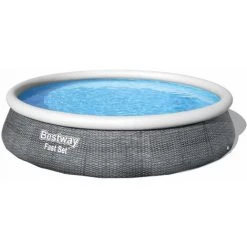 BESTWAY Piscine Gonflable Hors Sol Aral Imitation Rotin. Ronde 396x84cm Avec Pompe De Filtration. Filtre à Cartouche Et Cartouche Filtrante - Aspect Rotin 10 BESTWAY Piscine Gonflable Hors Sol Aral Imitation Rotin. Ronde 396x84cm Avec Pompe De Filtration. Filtre à Cartouche Et Cartouche Filtrante - Aspect Rotin -BESTWAY Soldes Boutique 28171327 4