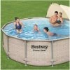 BESTWAY Piscine Tubulaire Hors Sol Volta Grise, Ronde 396x107cm Pompe De Filtration, Filtre à Cartouche, Une échelle De Sécurité, Une Bâche, Un Auvent Et Un Diffuseur - Gris 2 BESTWAY Piscine Tubulaire Hors Sol Volta Grise, Ronde 396x107cm Pompe De Filtration, Filtre à Cartouche, Une échelle De Sécurité, Une Bâche, Un Auvent Et Un Diffuseur - Gris -BESTWAY Soldes Boutique 28423823 1