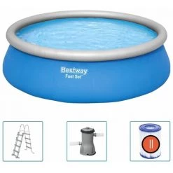 Ensemble De Piscine Gonflable Ronde Fast Set 457x122 Cm Bestway