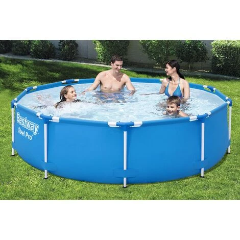 Piscine Hors-sol Tubulaire Bestway Steel Pro 305x76 Cm 4 Piscine Hors-sol Tubulaire Bestway Steel Pro 305x76 Cm – Image 2