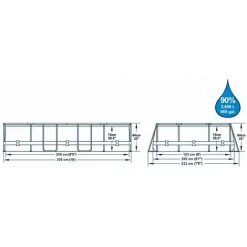 Piscine Hors-sol Tubulaire Bestway Power Steel Oval 305x200x84 Cm Épurateur à Cartouche De 1 249 L/H -BESTWAY Soldes Boutique 29108703 2