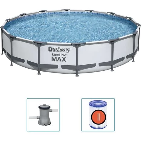 Ensemble De Piscine Steel Pro MAX 427x84 Cm Bestway 3 Ensemble De Piscine Steel Pro MAX 427x84 Cm Bestway