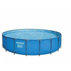 Piscine Tubulaire Ronde Bestway Steel Pro Max Bleu 5,49 X 1,22 M - Bleu