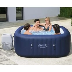 Cuve Thermale Gonflable Lay-Z-Spa Hawaii AirJet Bestway - Bleu -BESTWAY Soldes Boutique 30160720 3
