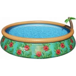 Piscine Hors-sol Bestway FAST SET PARADISE PALMS Ronde Ø457x84cm
