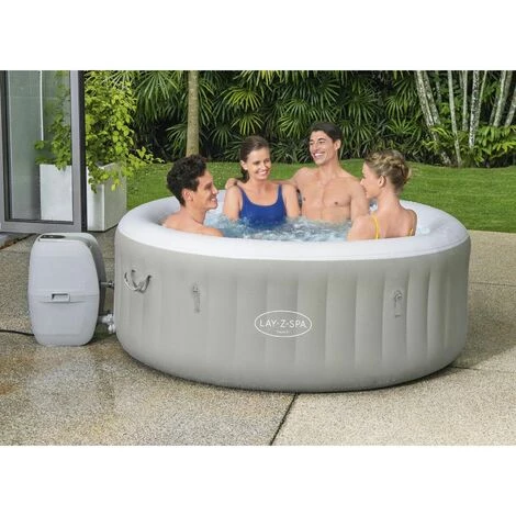 Spa Gonflable Bestway Lay-Z-Spa Tahiti Pour 2-4 Personnes Rond 180x66 Cm Avec Lumières LED 7 Spa Gonflable Bestway Lay-Z-Spa Tahiti Pour 2-4 Personnes Rond 180x66 Cm Avec Lumières LED – Image 5