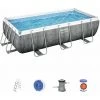 Piscine Hors-sol Tubulaire Bestway Power Steel Ratán 404x201x100 Cm Épurateur à Cartouche De 2 006 L/H Échelle -BESTWAY Soldes Boutique 30890836 1