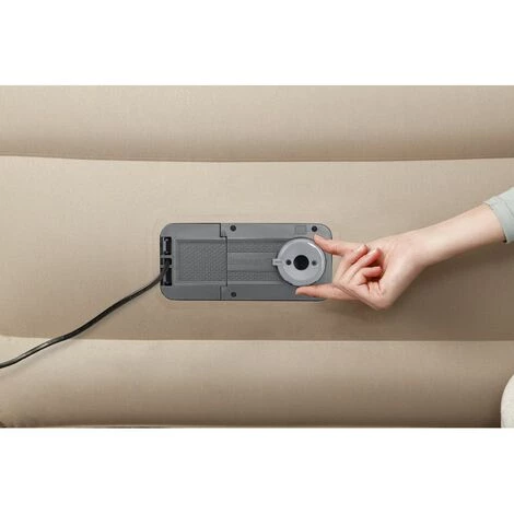 Lit Gonflable Individuel Bestway 191x97x46 Cm Gonfleur Integré Fortech Beige 6 Lit Gonflable Individuel Bestway 191x97x46 Cm Gonfleur Integré Fortech Beige – Image 4