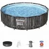 Piscine Hors-sol Tubulaire Bestway Steel Pro Max Imitation Bois 427x107 Cm Épurateur à Cartouche De 3 028 L/H Bâche Et Échelle 2 Piscine Hors-sol Tubulaire Bestway Steel Pro Max Imitation Bois 427x107 Cm Épurateur à Cartouche De 3 028 L/H Bâche Et Échelle -BESTWAY Soldes Boutique 32321644 1