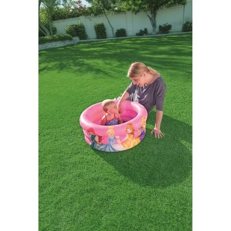 BESTWAY Piscine Hors-sol Gonflable Princesses Disney 70x70x30 Cm 4 BESTWAY Piscine Hors-sol Gonflable Princesses Disney 70x70x30 Cm – Image 2