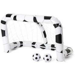 But Gonflable Avec 2 Ballons De Foot Pour Jardin Et Piscine Pour Enfants 52058 Bestway