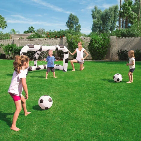But Gonflable Avec 2 Ballons De Foot Pour Jardin Et Piscine Pour Enfants 52058 Bestway 4 But Gonflable Avec 2 Ballons De Foot Pour Jardin Et Piscine Pour Enfants 52058 Bestway – Image 2