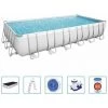 Ensemble De Piscine Power Steel Rectangulaire 732x366x132 Cm Bestway