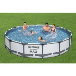 Piscine Hors-sol Tubulaire Bestway Steel Pro Max 427x84 Cm Épurateur à Cartouche De 2 006 L/H -BESTWAY Soldes Boutique 35680350 5