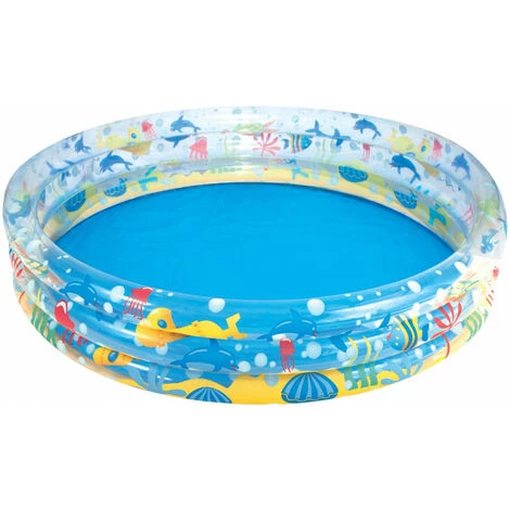 Lay-Z-Spa Bestway Piscine Gonflable TROIS ANNEAUX PLONGÉE PROFONDE - 3 Boudains - ?1.83m X H33cm - Piscine Gonflable - Multicolore - Vinyle - 2 Année(s) - Motif - 480 L (51005) 3 Lay-Z-Spa Bestway Piscine Gonflable TROIS ANNEAUX PLONGÉE PROFONDE - 3 Boudains - ?1.83m X H33cm - Piscine Gonflable - Multicolore - Vinyle - 2 Année(s) - Motif - 480 L (51005)