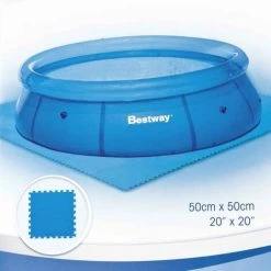 Lot De 8 Dalles De Sol Bleu 50x50 Cm Bestway -BESTWAY Soldes Boutique 36393 4