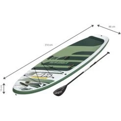 Planche Paddle Surf Gonflable Bestway Hydro-Force Kahawai 310x86x15 Cm Pagaie, Pompe Et Sac -BESTWAY Soldes Boutique 37323340 5