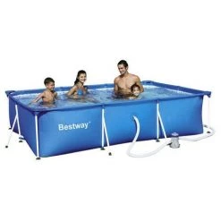 BESTWAY Piscine Rectangulaire Avec Station D'épuration 300x200x66 Cm.